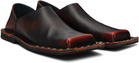 CAMPERLAB Black & Orange Menosmal Loafers