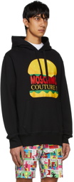 Moschino Black Organic Cotton Hoodie