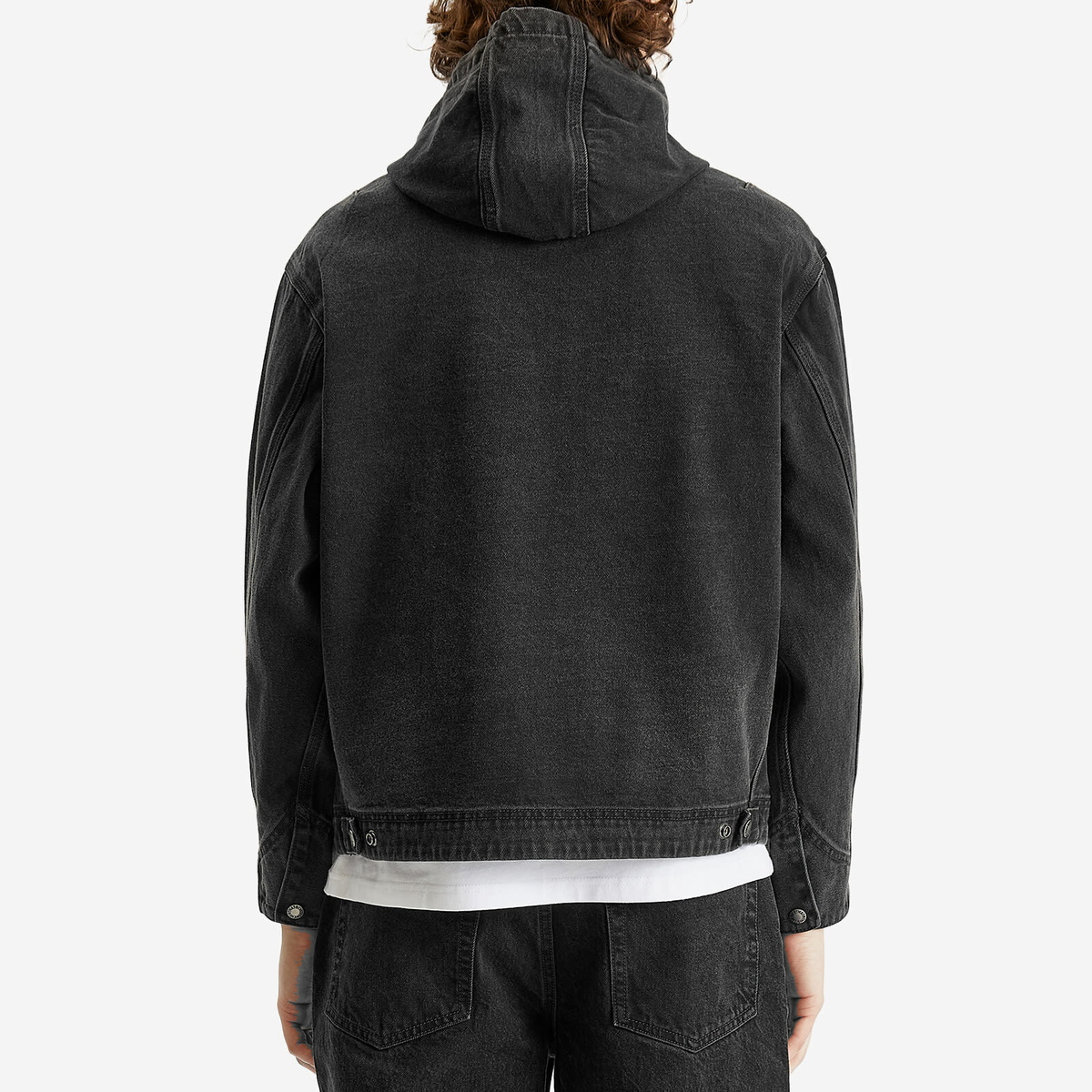 thisisneverthat Men's Washed Carpenter Jacket in Black thisisneverthat