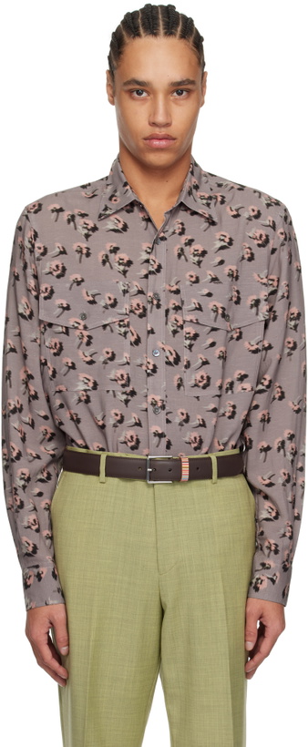 Photo: Paul Smith Purple Casual Fit Shirt