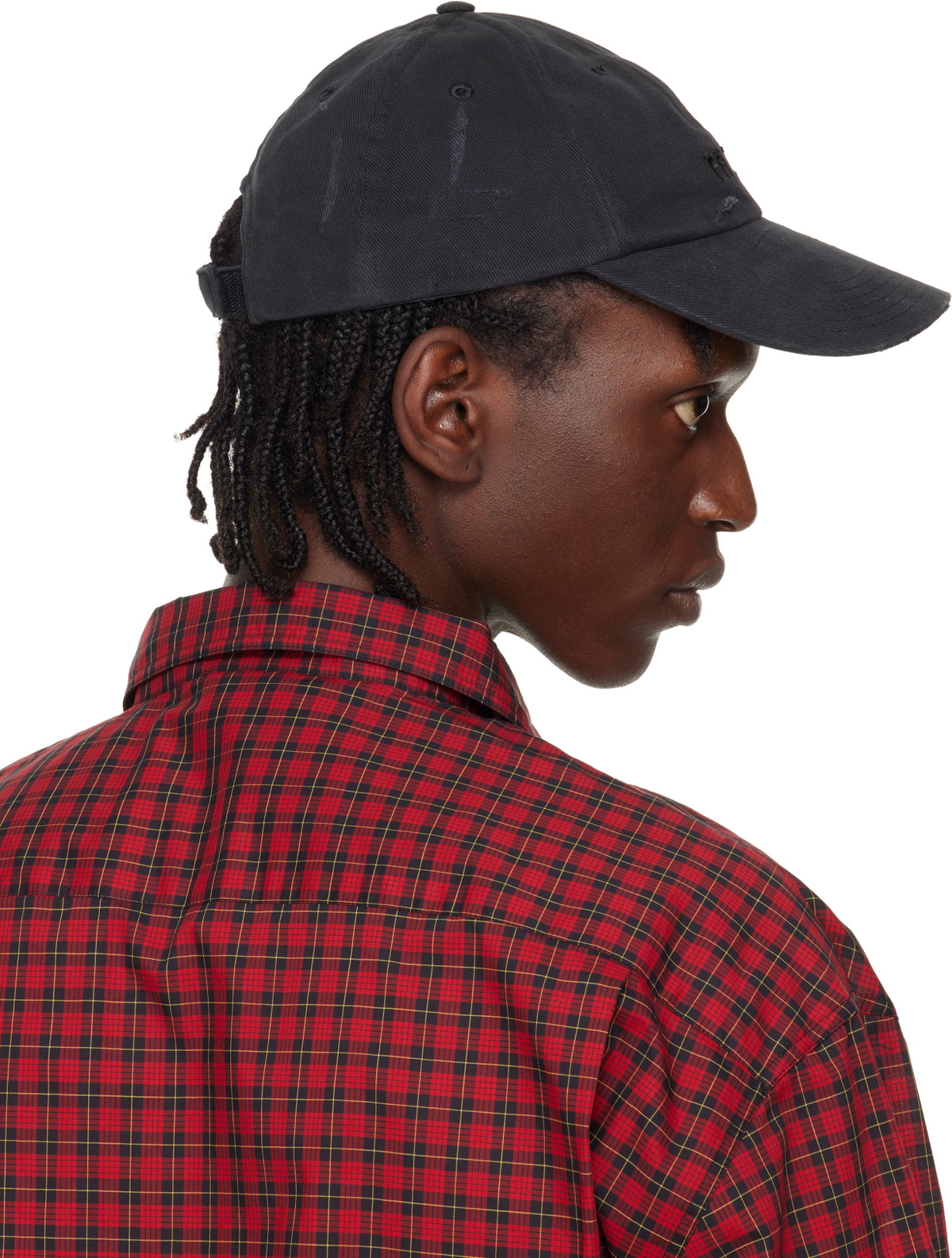 VETEMENTS Black Friday Distressed Cap