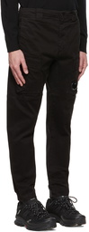 C.P. Company Black Ergonomic-Fit Cargo Pants