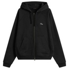 Dime Men's Cursive Logo Zip Hoodie in Black
