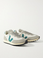 VEJA - Rio Branco Leather and Rubber-Trimmed Hexamesh and Suede Sneakers - White