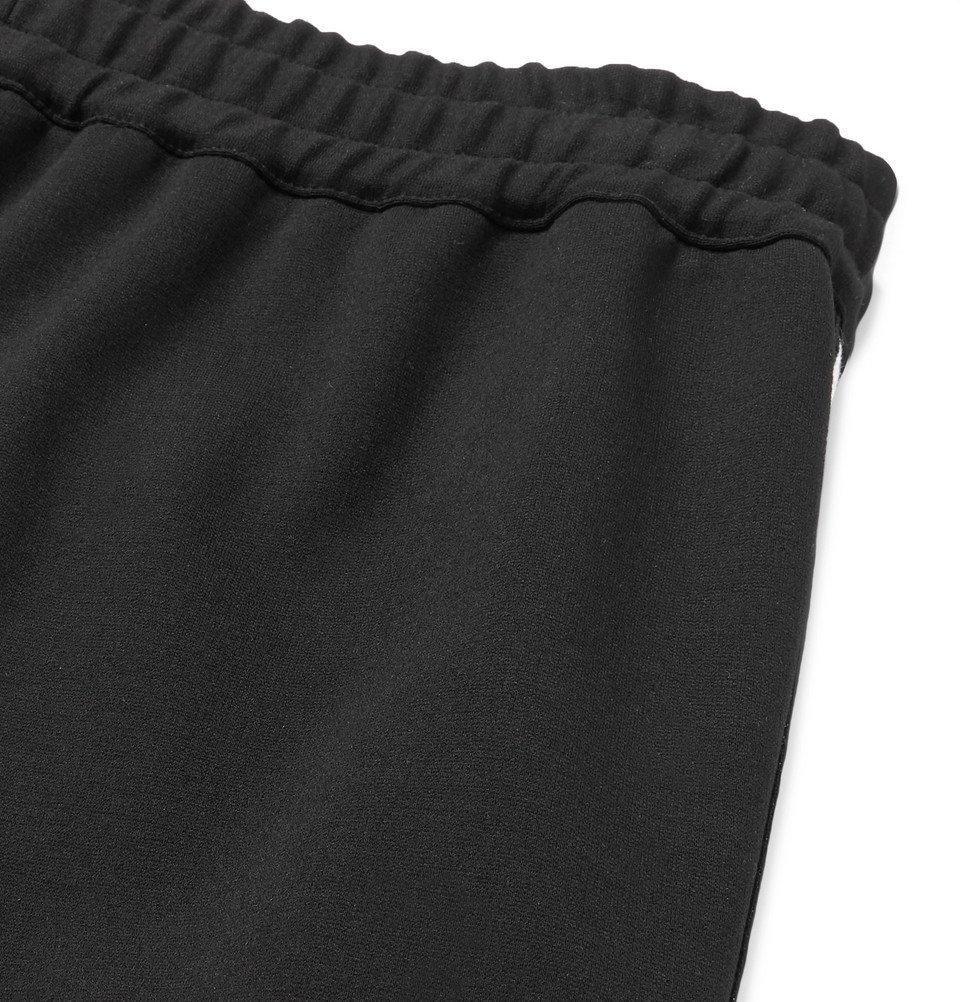 McQ Alexander McQueen - Wide-Leg Striped Woven Shorts - Men - Black