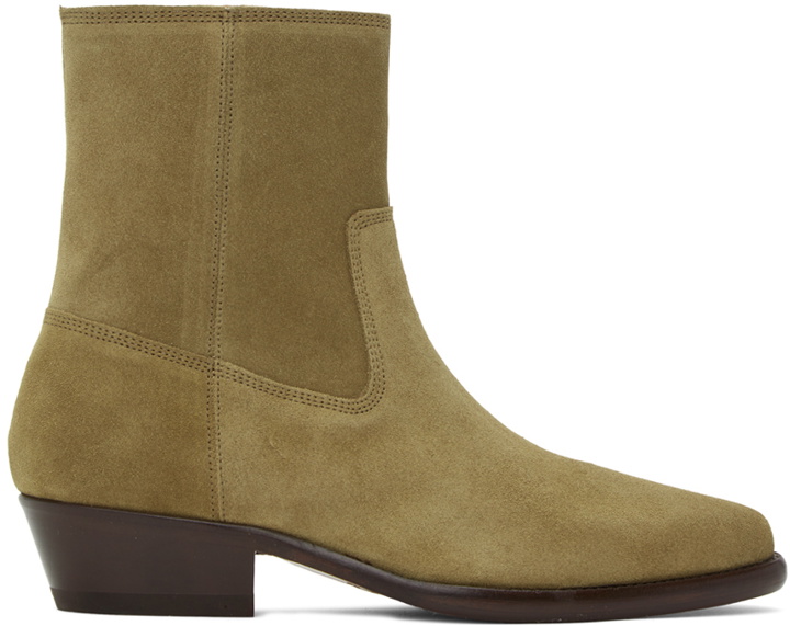 Photo: Isabel Marant Taupe Delix Boots