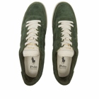 Polo Ralph Lauren Men's Suede Polo Court Sneakers in Army