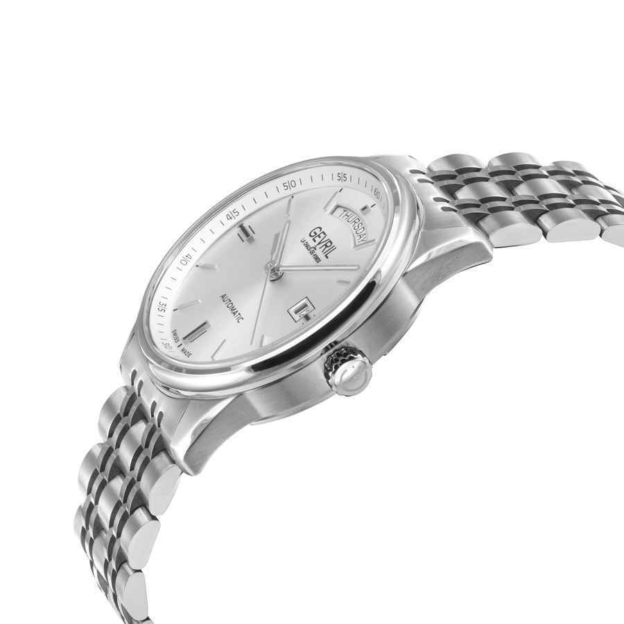 Gevril Excelsior Automatic Silver Dial Mens Watch 48206B