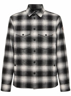 MONCLER GRENOBLE Gelt Check Cotton Shirt Jacket