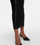Alaïa Hooded asymmetric gown