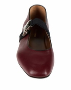 Wales Bonner Womens Ballet flats Burgundy