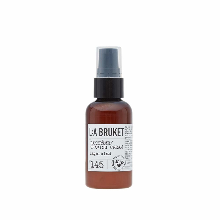 Photo: L:A Bruket Laurel Leaf Shaving Cream