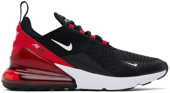 Photo: Nike Black & Red Air Max 270 Sneakers