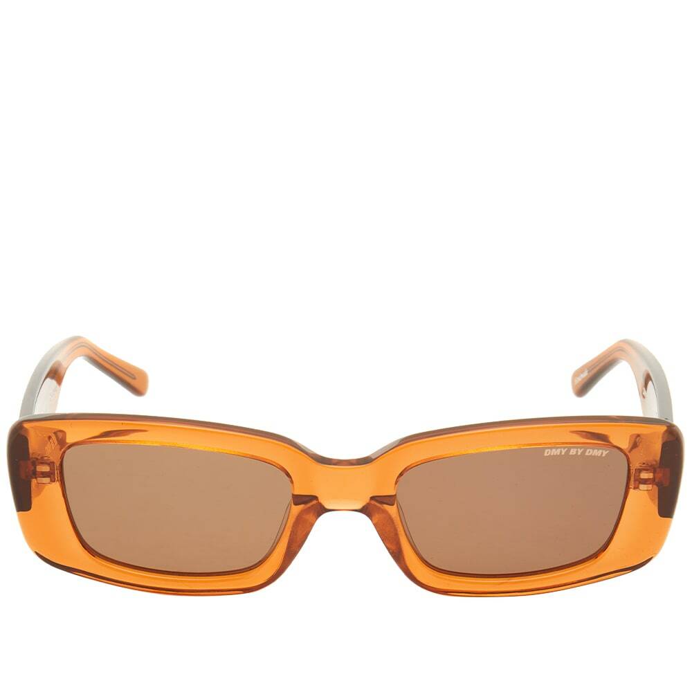 DMY by DMY The Preston Sunglasses in Transparent Orange DMY BY DMY Preston DMY02TA Transparent Amber Sunglasses  main image 4