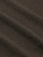 The Row - Saston Cotton and Cashmere-Blend Jersey Sweatshirt - Brown