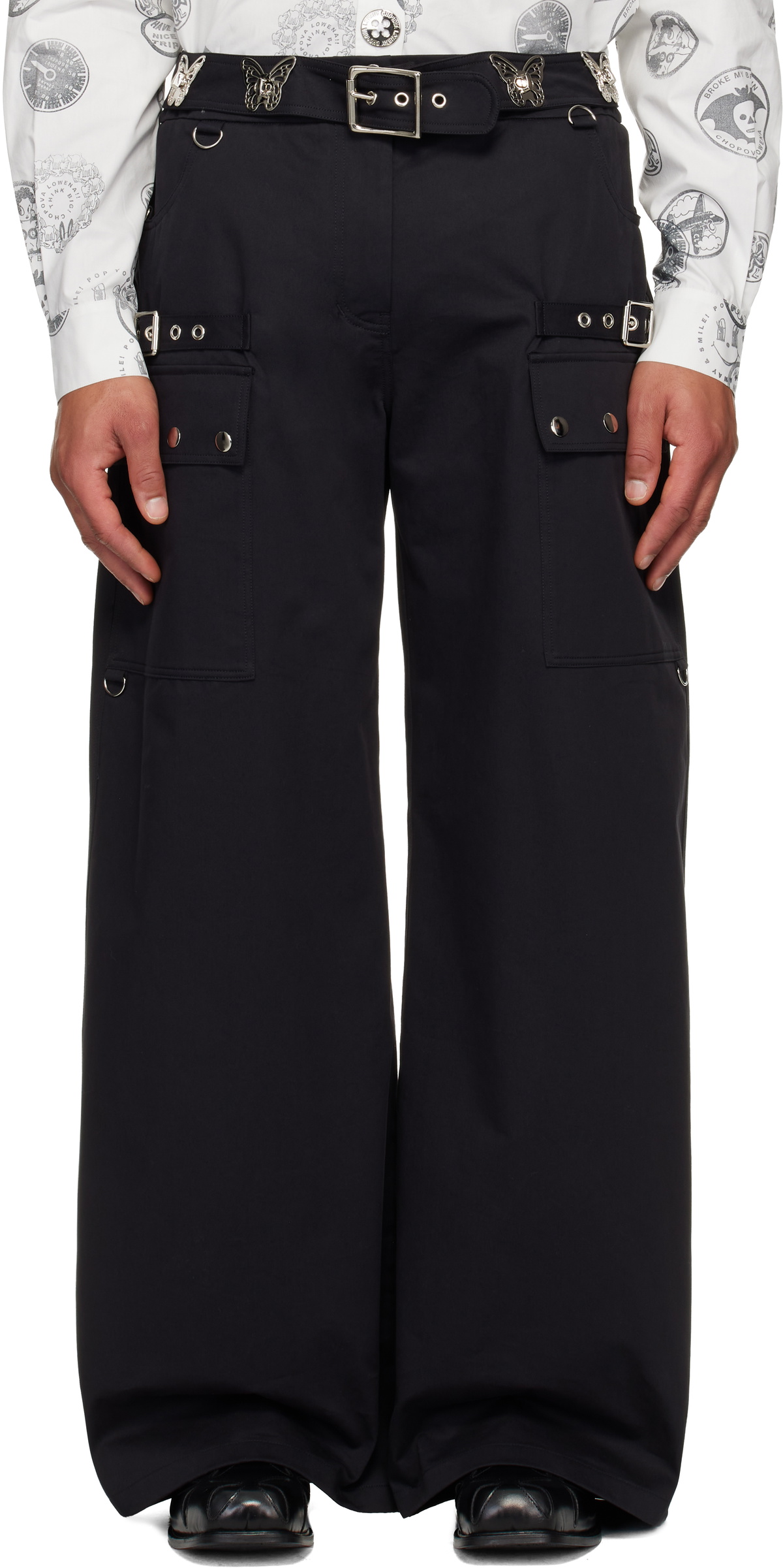 Chopova Lowena Black Thunderhull Trousers