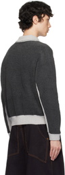 Isa Boulder SSENSE Exclusive Gray Towell Twin Pocket Jacket