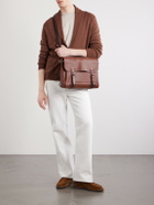 Bleu de Chauffe - Éclair Leather Messenger Bag