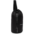 McQ Alexander McQueen Black Loveless Gym Backpack
