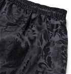 Versace - Short-Length Jacquard Swim Shorts - Black