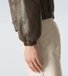 Tom Ford Leather blouson jacket