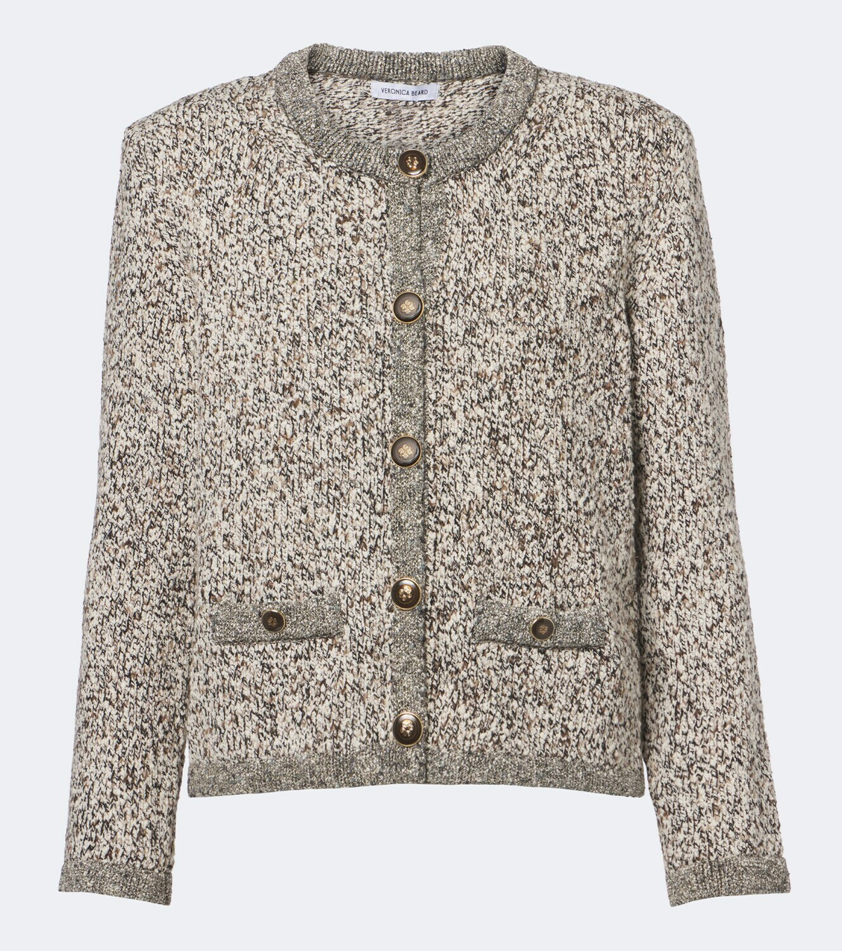 Veronica Beard Rexton knitted cotton-blend cardigan
