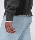 Maison Margiela - Knitted elbow patch sweater
