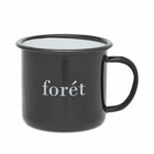 Foret Men's Bean Enamel Mug in Black