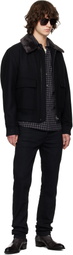 BOSS Black Wool-Cashmere Jacket