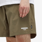 Neighborhood Men's Multifunctional Shorts in Olive Drab