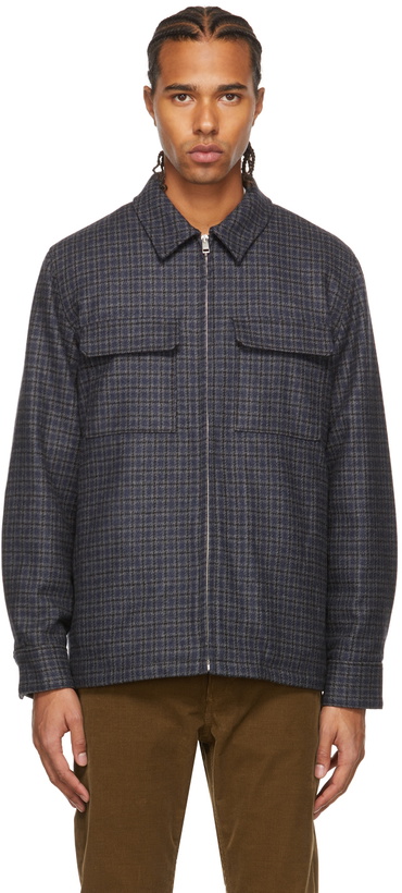 Photo: A.P.C. Navy & Grey Thibault Jacket