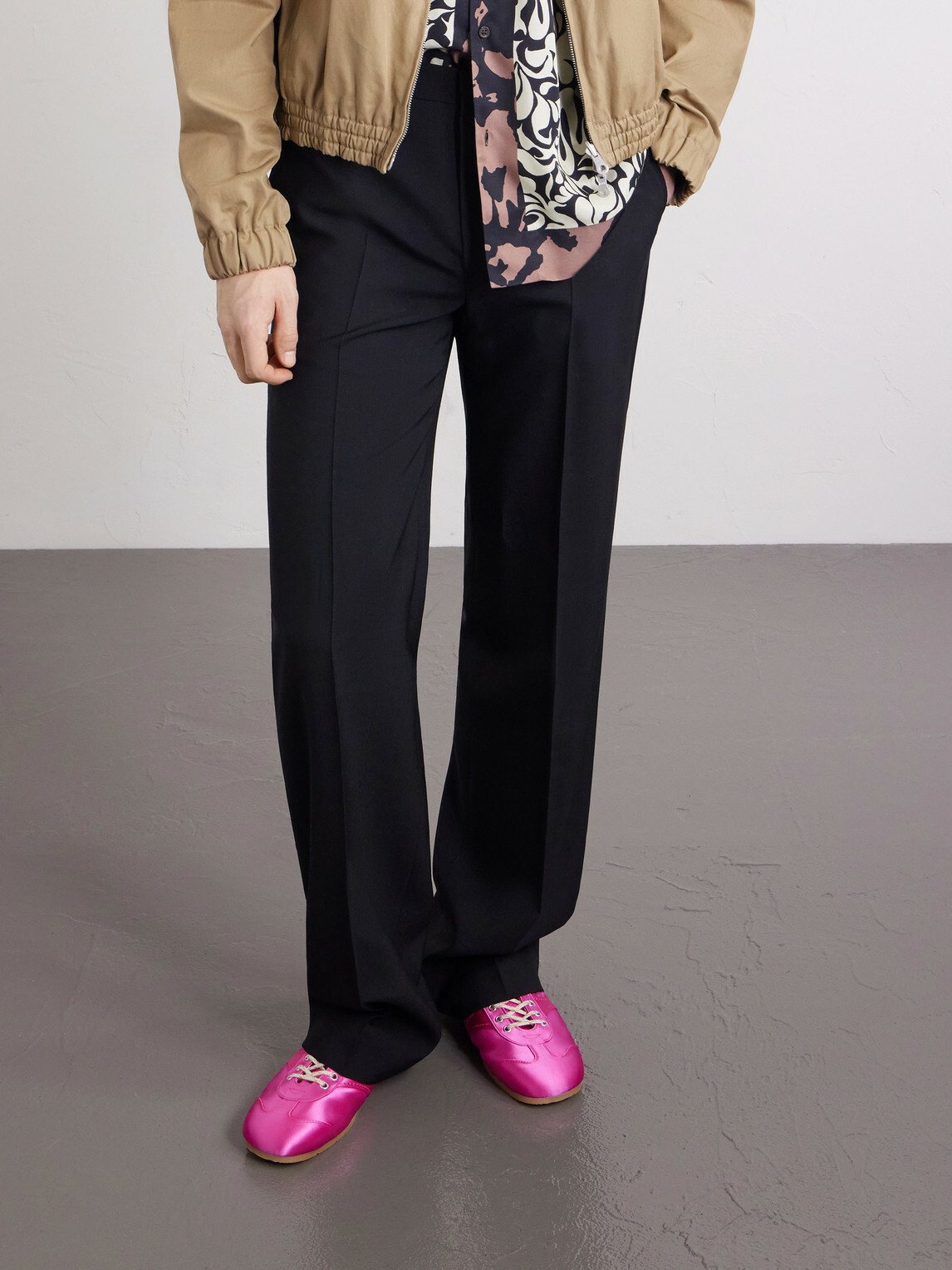 Dries Van Noten - Satin Sneakers - Pink