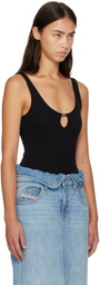 Diesel Black Keyhole Bodysuit