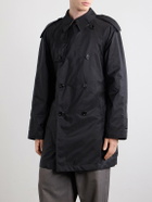 Burberry - Belted Shell Trench Coat - Black