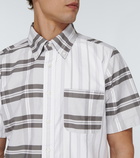 Thom Browne - Fun-Mix short-sleeved striped shirt