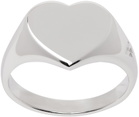 Tom Wood Silver Mini Heart Ring