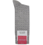 Marcoliani - Pin-Dot Modal-Blend Socks - Gray