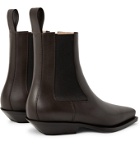 BOTTEGA VENETA - Leather Chelsea Boots - Brown