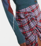 Vivienne Westwood Argyle wool and cotton cardigan