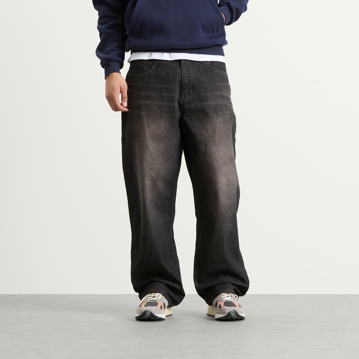 Butter Goods Men's Scorpion Stitch Denim Jeans in Slub Black