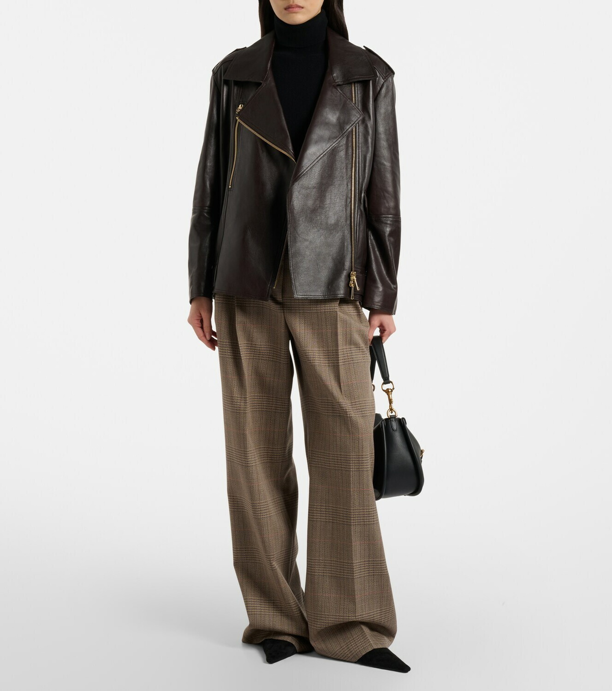 Dorothee Schumacher Sleek Statement leather biker jacket