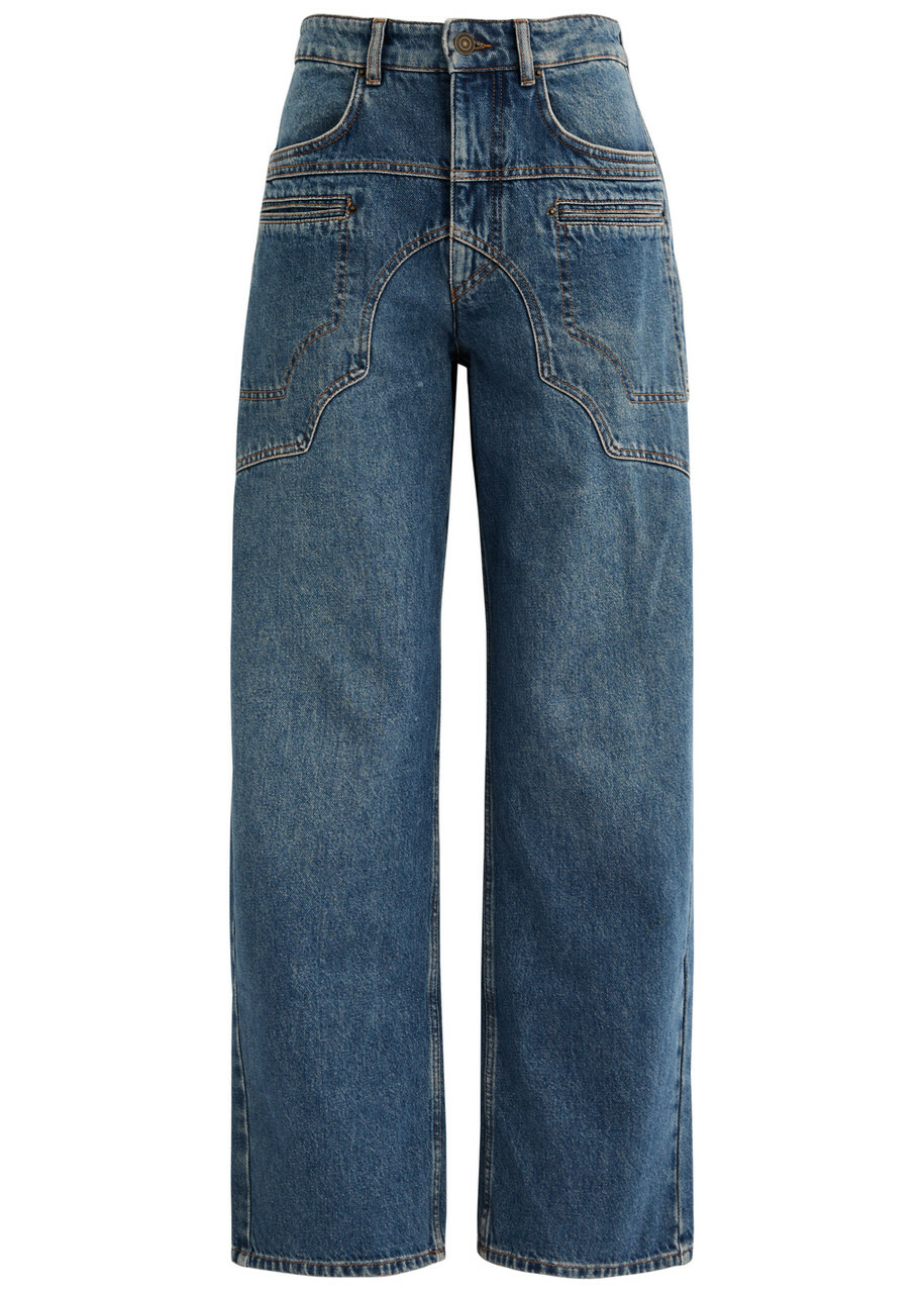 Isabel Marant Beryl Barrel-leg Jeans Blue Isabel Marant