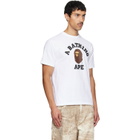 BAPE White College T-shirt