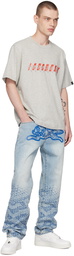 ICECREAM Blue Running Dog Jeans