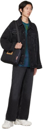 Acne Studios Black Loose-Fit Denim Jacket