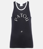 Patou Logo cotton tank top