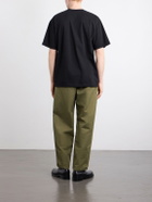 Neighborhood - Logo-Print Cotton-Jersey T-Shirt - Black