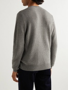 Ralph Lauren Purple label - Honeycomb-Knit Cashmere Sweater - Gray