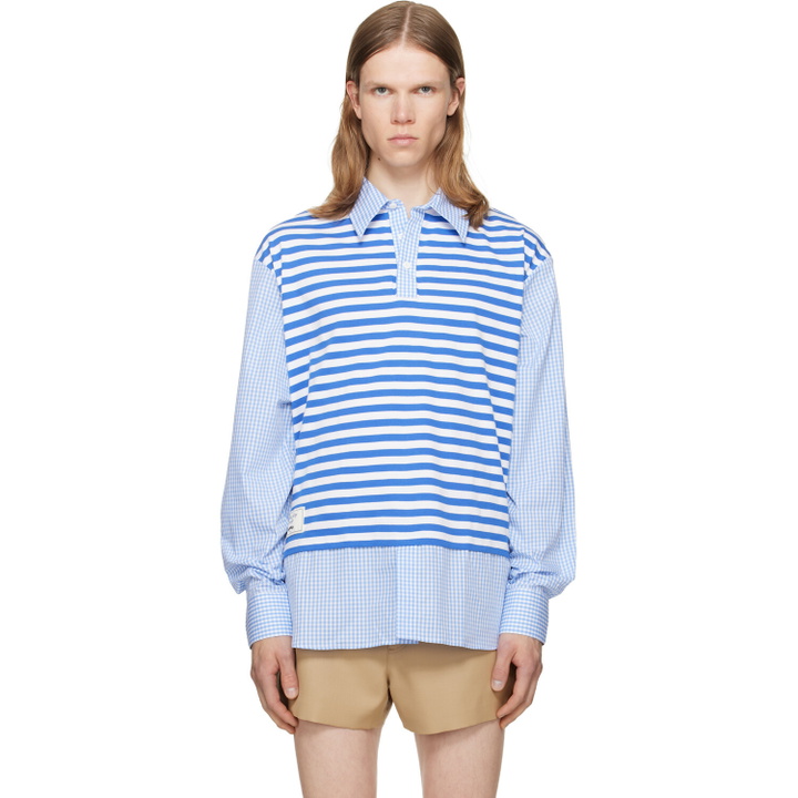 Photo: Charles Jeffrey LOVERBOY Blue Merge Shirt