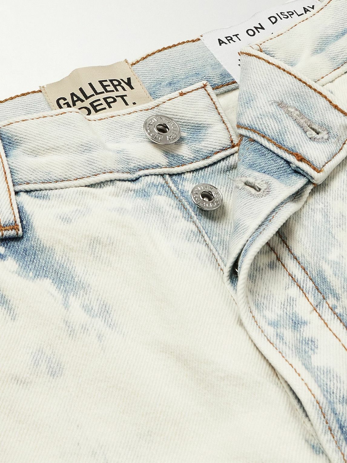 Gallery Dept. - Surf Side Straight-Leg Distressed Denim - Blue Gallery Dept.